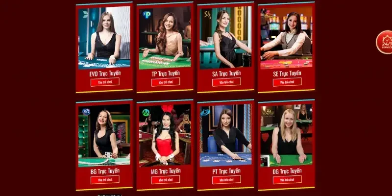 Cá cược casino live ấn tượng với người chơi
