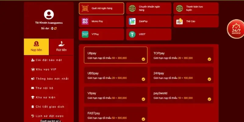 Thông tin về các bước nạp tiền 88GO chi tiết đầy đủ nhất